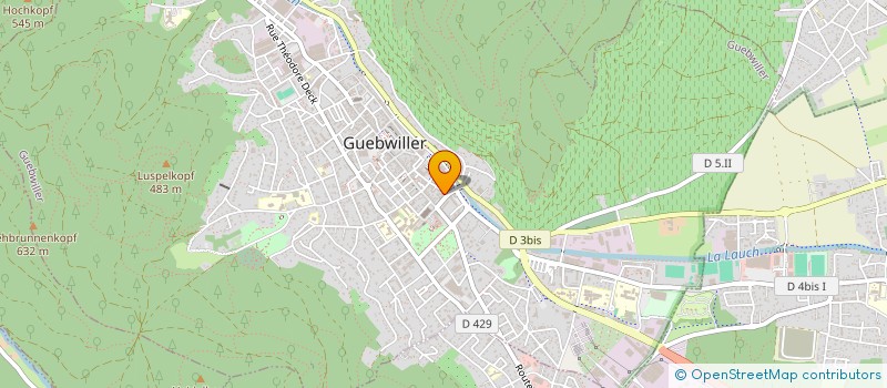 localisation de l'entreprise SCI IMO GK  GUEBWILLER