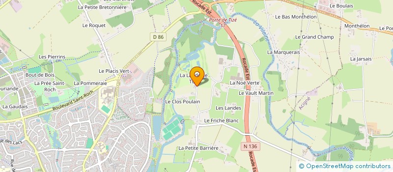 localisation de l'entreprise SCI IMO INVEST  CESSON-SEVIGNE