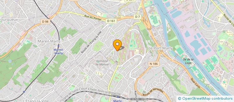 localisation de l'entreprise SCI IMO PECQ  LE PECQ