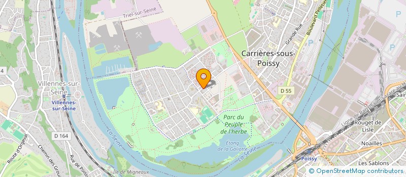 localisation de l'entreprise SCI IMO SANCHEZ PINA  CARRIERES-SOUS-POISSY