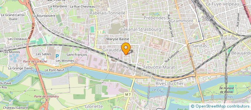 localisation de l'entreprise SCI IMO TC  TOURS