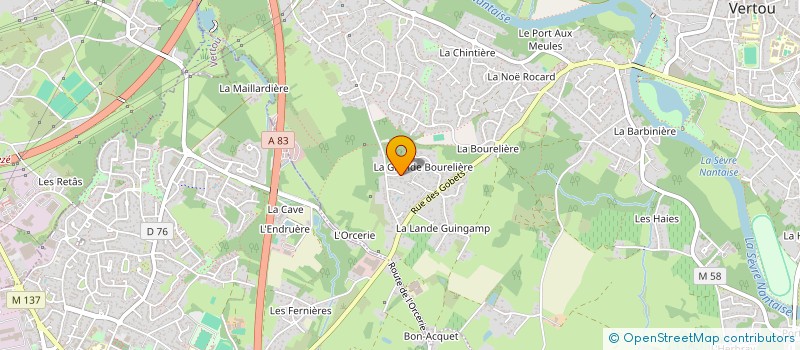 localisation de l'entreprise SCI IMOB  VERTOU
