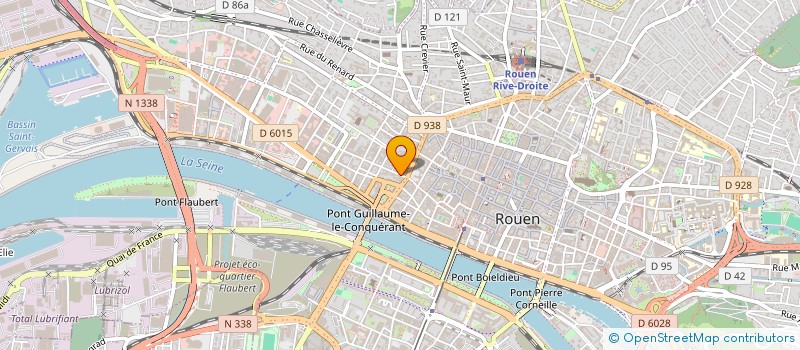 localisation de l'entreprise SCI IMOBAT à ROUEN