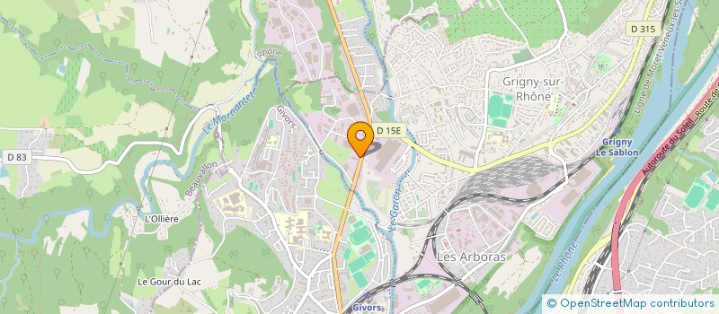 localisation de l'entreprise SCI IMOBI  GRIGNY