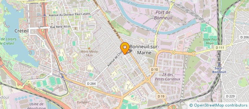 localisation de l'entreprise SCI IMOBIS à BONNEUIL-SUR-MARNE