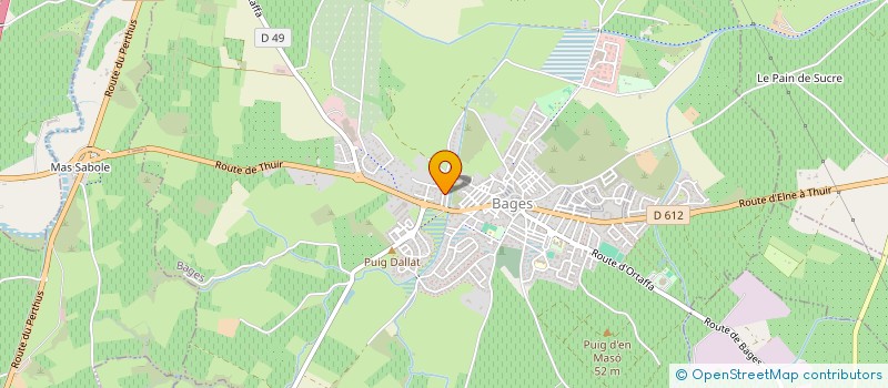 localisation de l'entreprise SCI IMODUB à BAGES