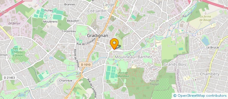 localisation de l'entreprise SCI IMOES  GRADIGNAN