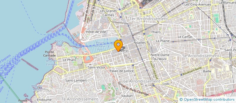 localisation de l'entreprise SCI IMOFE FORTIA-EUTHYMENES à MARSEILLE