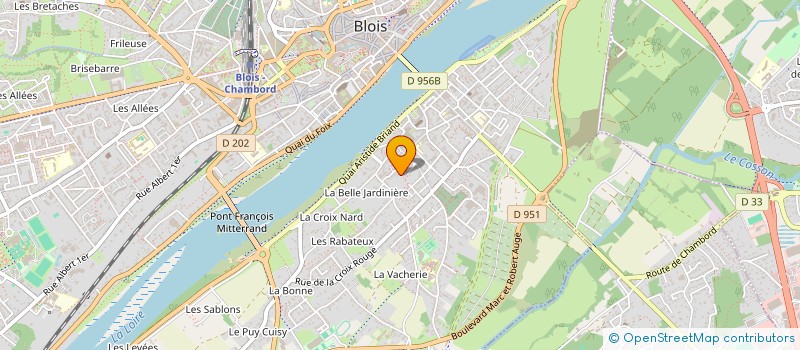 localisation de l'entreprise SCI IMOG  BLOIS