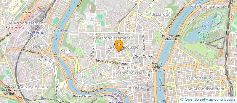 localisation de l'entreprise SCI IMOGEN  LYON