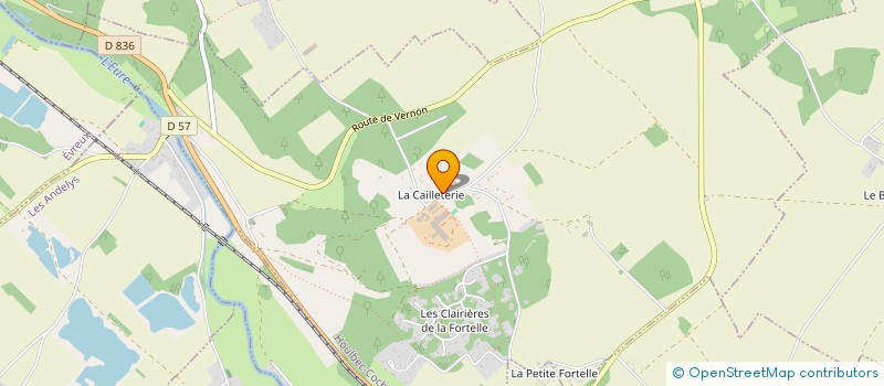 localisation de l'entreprise SCI IMOKEV  HOULBEC-COCHEREL