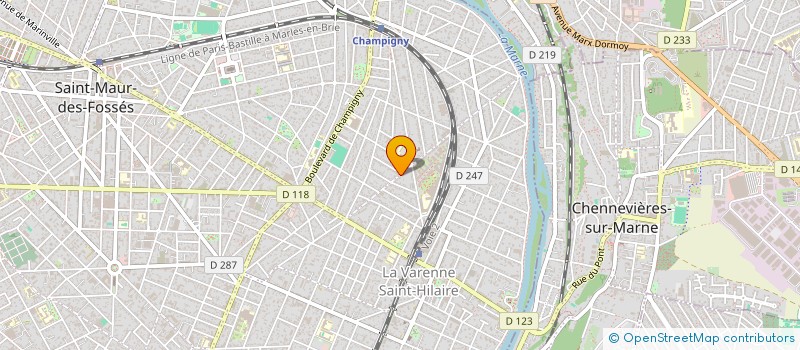 localisation de l'entreprise SCI IMOLAR à SAINT-MAUR-DES-FOSSES