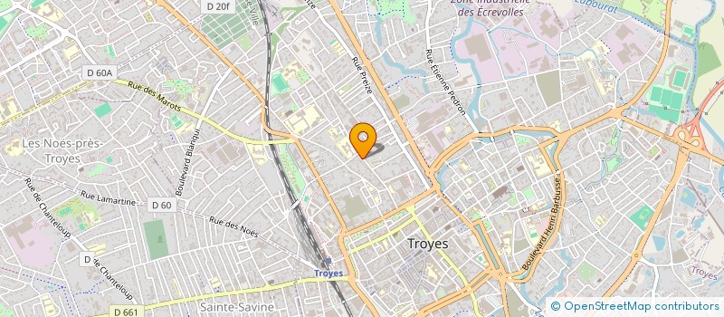 localisation de l'entreprise SCI IMOLLET à TROYES