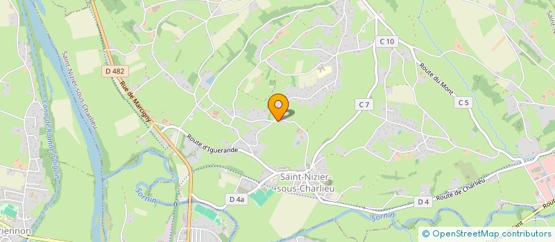 localisation de l'entreprise SCI IMOME  SAINT-NIZIER-SOUS-CHARLIEU