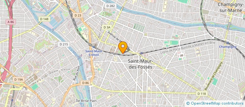 localisation de l'entreprise SCI IMONEST à SAINT-MAUR-DES-FOSSES