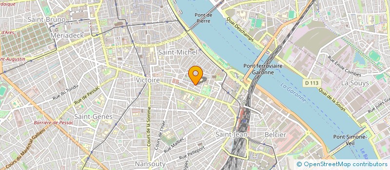 localisation de l'entreprise SCI IMONOR  BORDEAUX