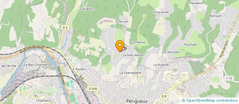 localisation de l'entreprise SCI IMOPELA à PERIGUEUX