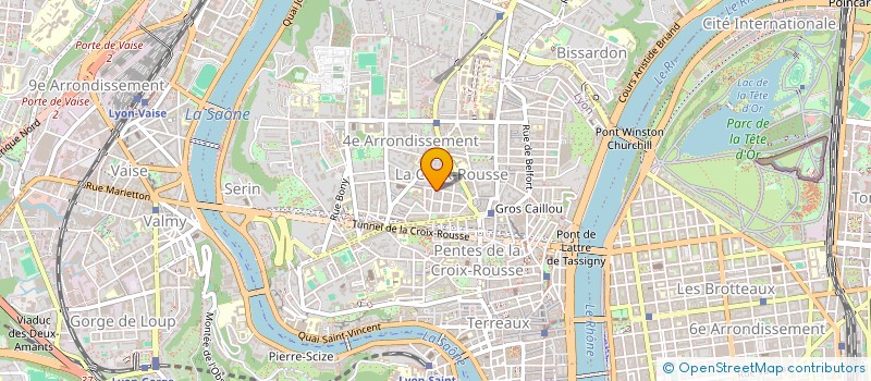 localisation de l'entreprise SCI IMOPERF  LYON