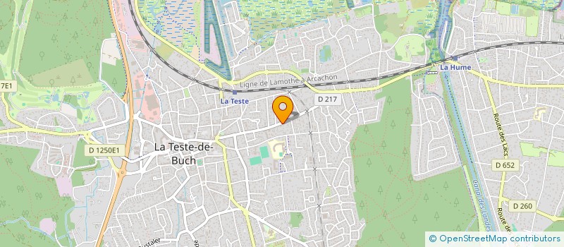 localisation de l'entreprise SCI IMOSAR à LA TESTE-DE-BUCH