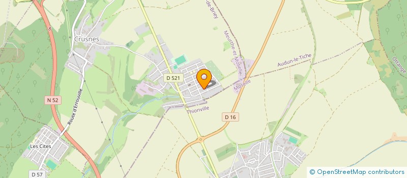 localisation de l'entreprise SCI IMOSOL  CRUSNES