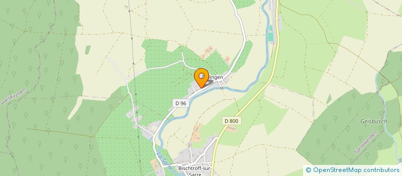 localisation de l'entreprise SCI IMOSTRUCTURE  SARREWERDEN