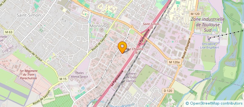 localisation de l'entreprise SCI IMOTEL THIBAUD à TOULOUSE