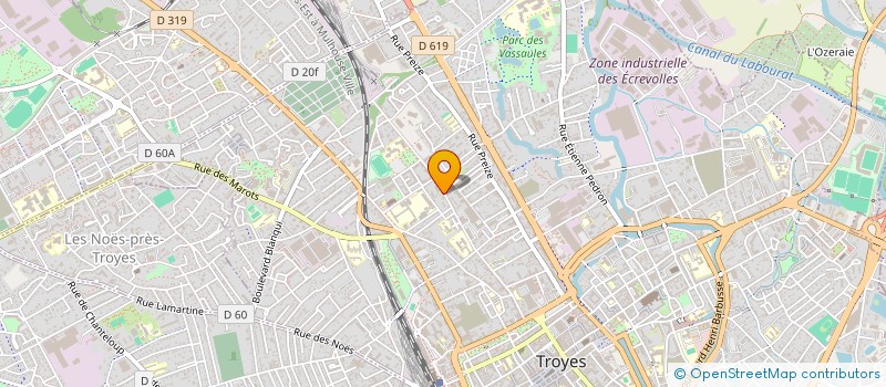 localisation de l'entreprise SCI IMOTEP à TROYES