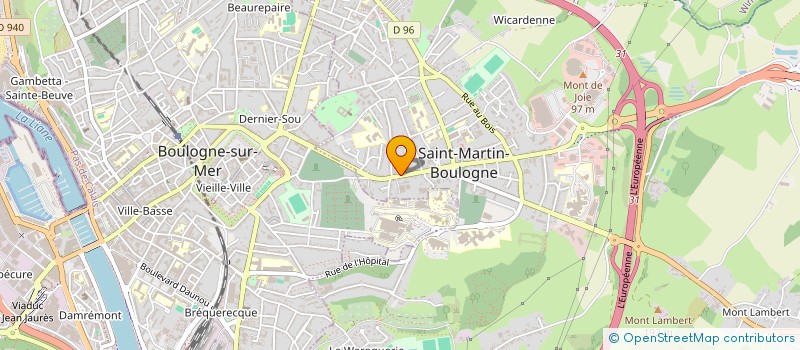 localisation de l'entreprise SCI IMOTEP  SAINT-MARTIN-BOULOGNE