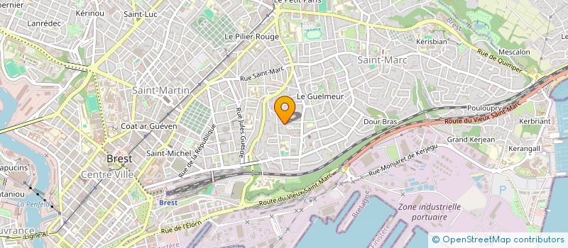 localisation de l'entreprise SCI IMOTEP  BREST