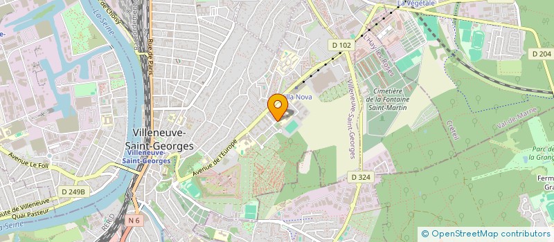 localisation de l'entreprise SCI IMOTEP  VILLENEUVE-SAINT-GEORGES