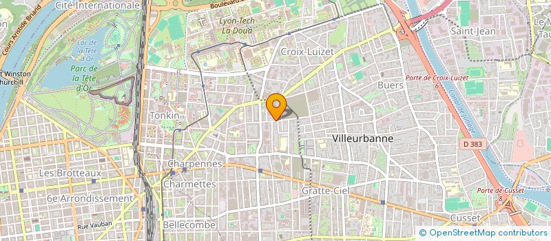 localisation de l'entreprise SCI IMOTEX  ECULLY