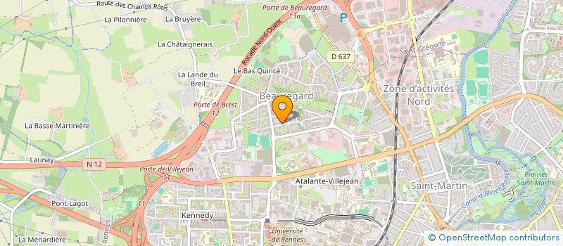 localisation de l'entreprise SCI IMOTHEP à RENNES