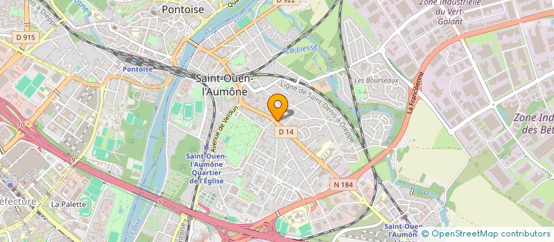 localisation de l'entreprise SCI IMOTHEP à SAINT-OUEN-L'AUMONE