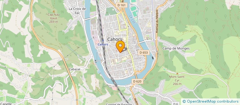 localisation de l'entreprise SCI IMOTHEP  CAHORS