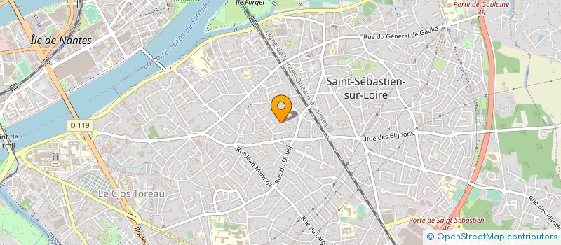 localisation de l'entreprise SCI IMOVINA à SAINT-SEBASTIEN-SUR-LOIRE