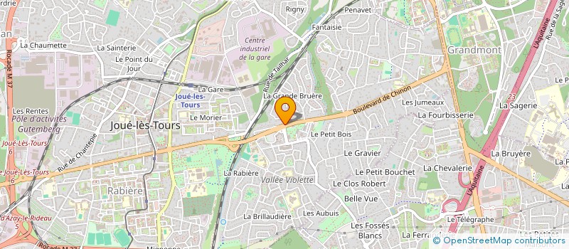 localisation de l'entreprise SCI IMOXA à JOUE-LES-TOURS