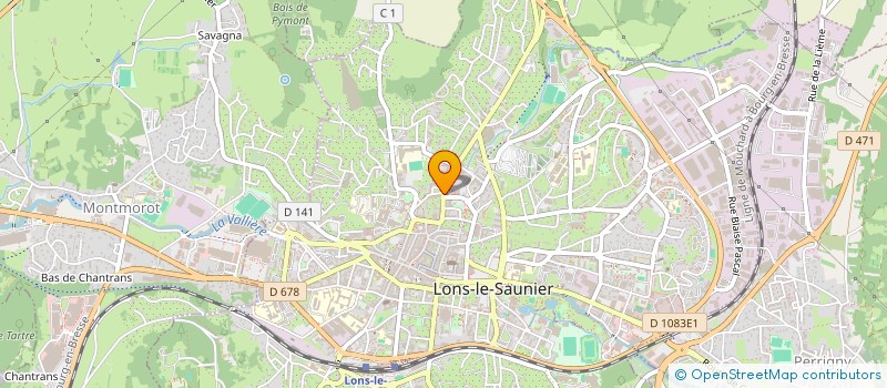 localisation de l'entreprise SCI IMP  LONS-LE-SAUNIER