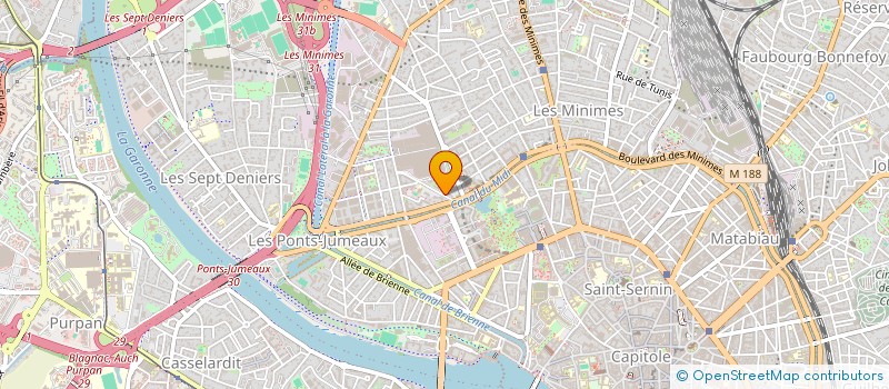 localisation de l'entreprise SCI IMP à TOULOUSE