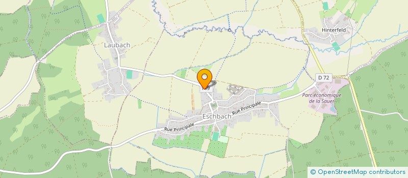 localisation de l'entreprise SCI IMPACT  ESCHBACH