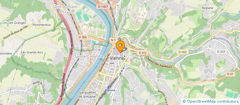 localisation de l'entreprise SCI IMPAIRE  VIENNE