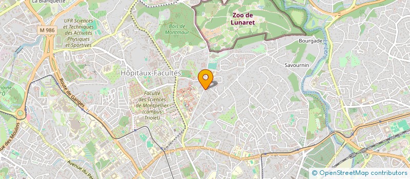 localisation de l'entreprise SCI IMPALA à MONTPELLIER