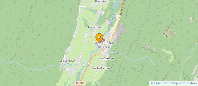 localisation de l'entreprise SCI IMPALA IMMO  SAINT-THIBAUD-DE-COUZ