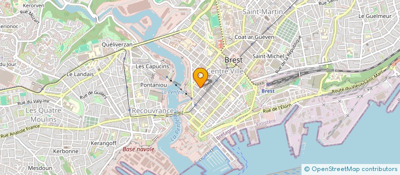 localisation de l'entreprise SCI IMPAP  BREST