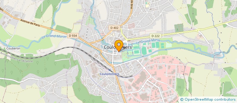 localisation de l'entreprise SCI IMPAR  COULOMMIERS