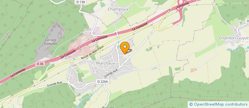 localisation de l'entreprise SCI IMPAR  MARCHAUX-CHAUDEFONTAINE