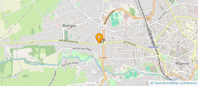 localisation de l'entreprise SCI IMPASSE COTTON à RIORGES