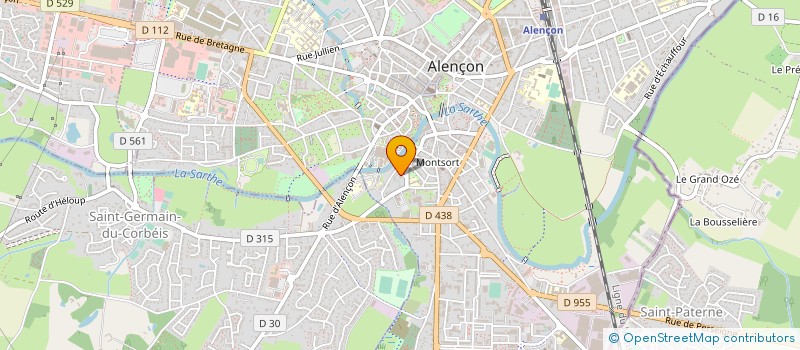 localisation de l'entreprise SCI IMPASSE DE LA FIEFFE à ALENCON