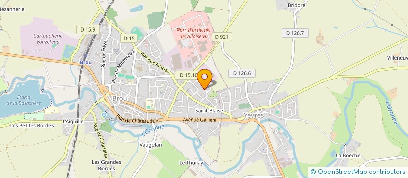 localisation de l'entreprise SCI IMPASSE DE LA GARE à BROU