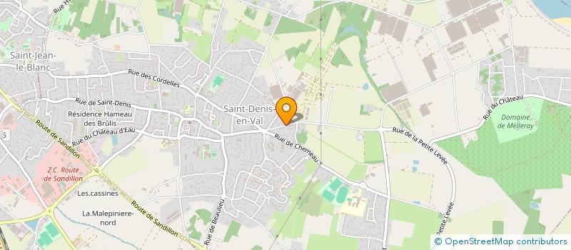 localisation de l'entreprise SCI IMPASSE DES COURBES à SAINT-DENIS-EN-VAL