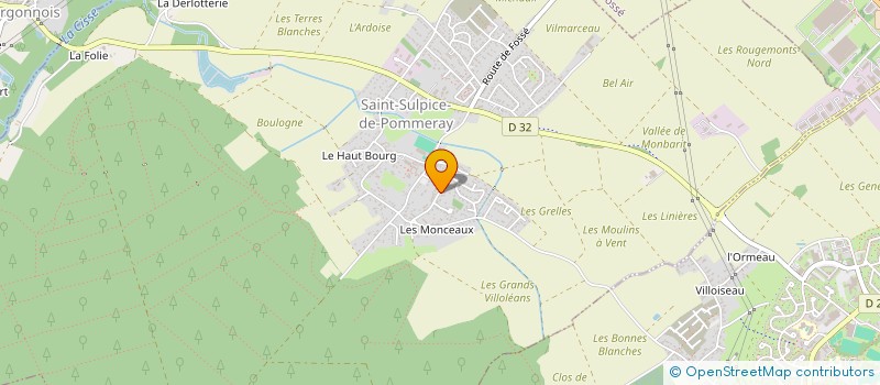 localisation de l'entreprise SCI IMPASSE DU MENHIR  SAINT-SULPICE-DE-POMMERAY